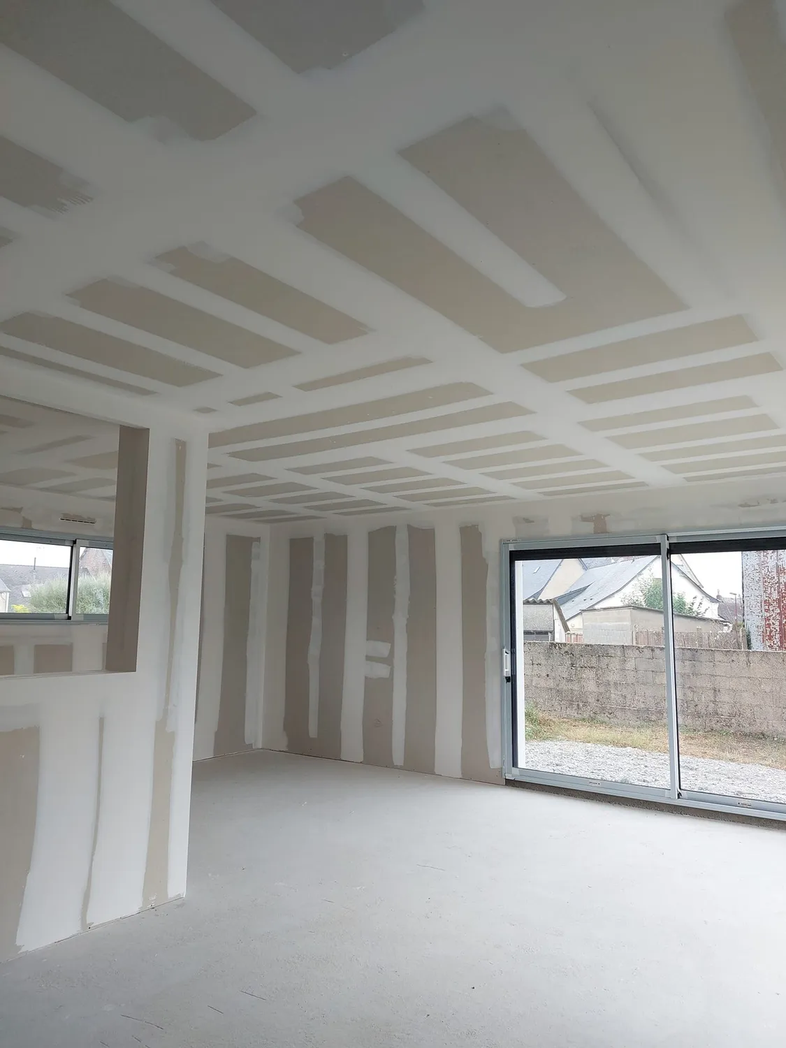 cloison placo louverne